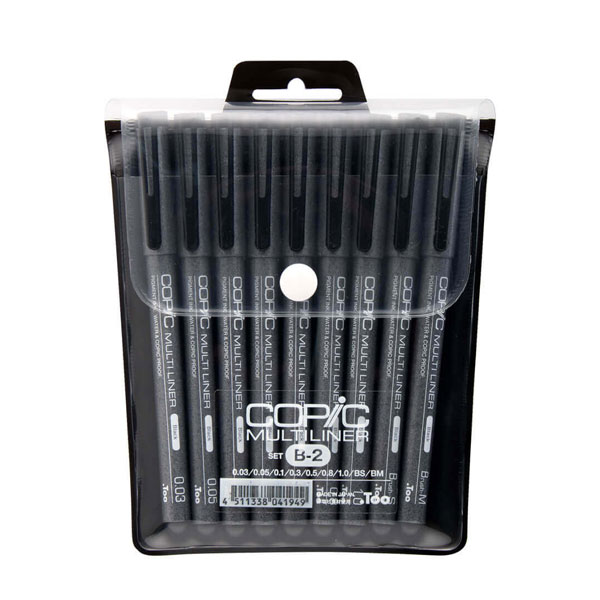 �R�s�b�N �}���`���C�i�[ �u���b�NB-2�Z�b�g COPIC �h���[�C���O�y�� �C���X�g