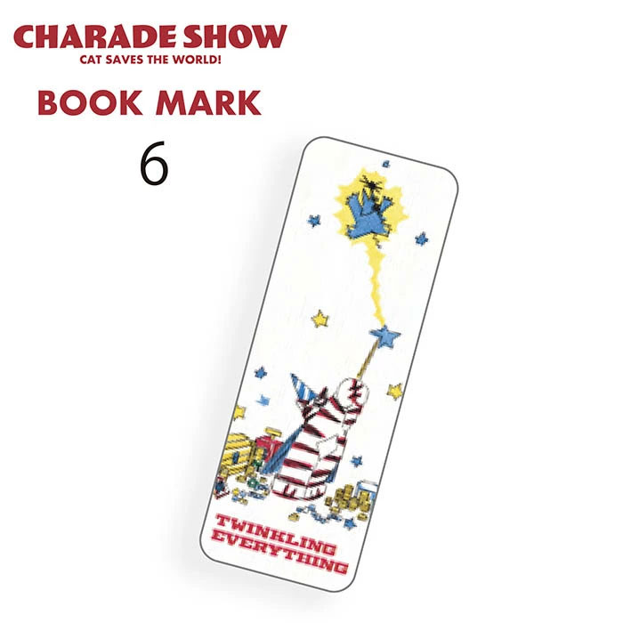 CONCISE（コンサイス） CHARADE SHOW ブックマーカー 猫 しおり 栞