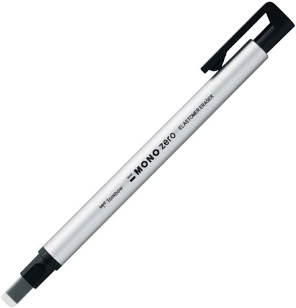 MONO トンボ ホルダー型 消しゴム 角型 精密極細 シルバー EH-KUS04