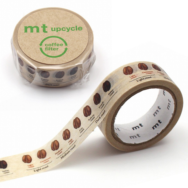 mt（エムティー） マスキングテープ mt upcycle コーヒーロースト 15mm
