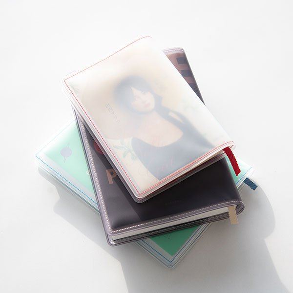 CONCISE（コンサイス） 半透明 ブックカバー フローズン B5 厚手