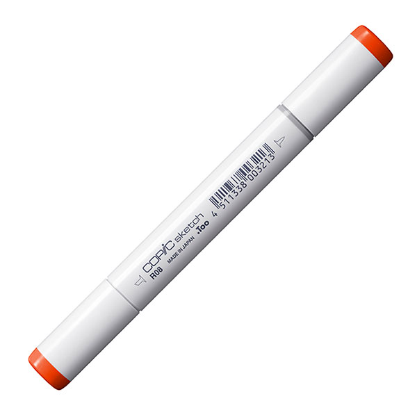 コピックスケッチ R08 1本 単品 バーミリオン Vermilion 赤 レッド