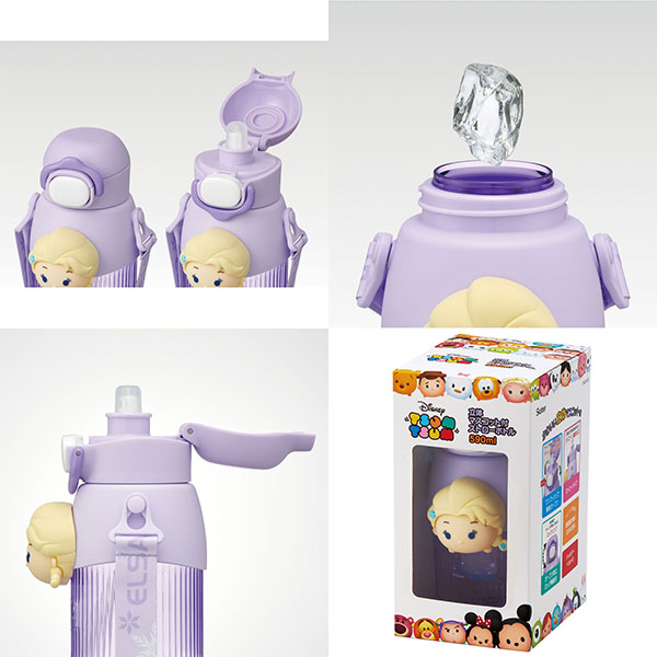 スケーター 立体マスコット付き ストローボトル 水筒 590ml skater
