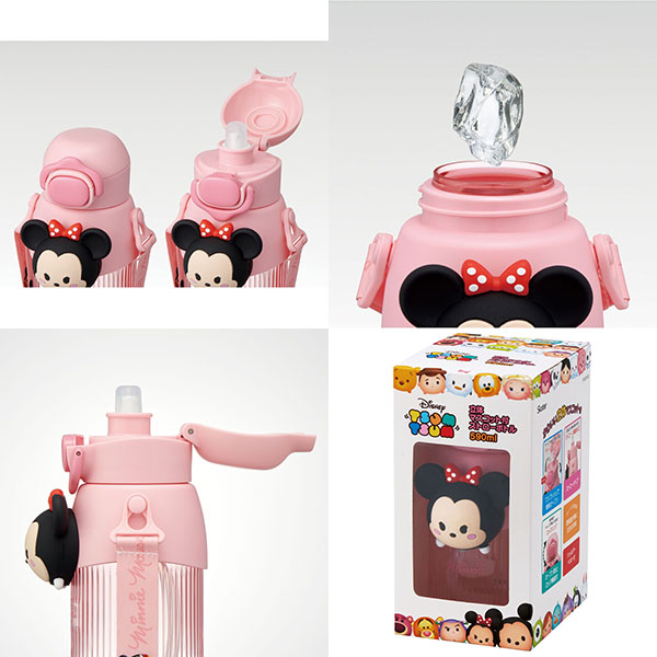 スケーター 立体マスコット付き ストローボトル 水筒 590ml skater