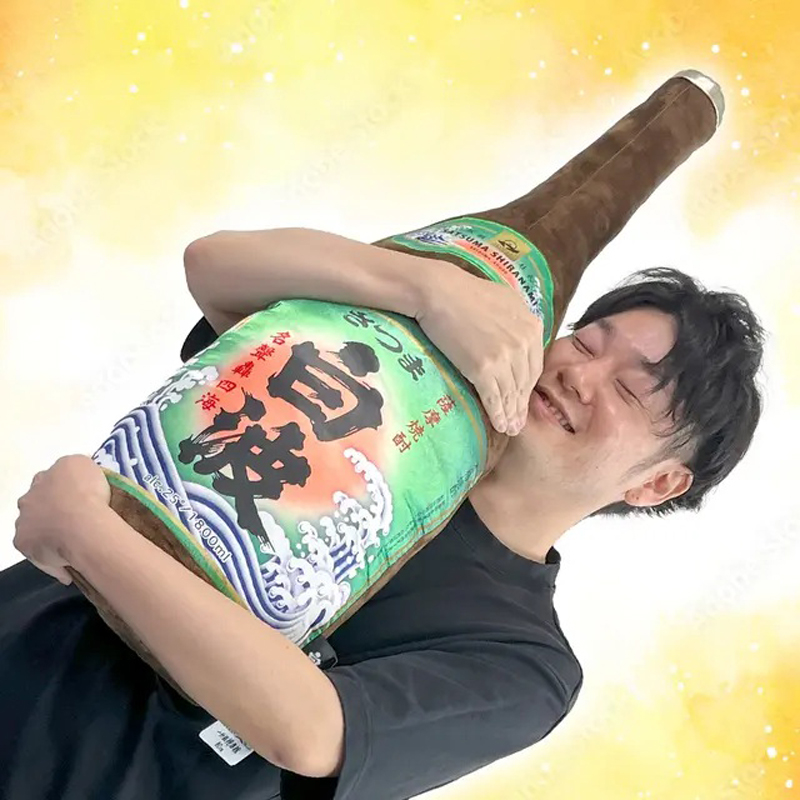 鹿児島市場 - メガジャンボ一升瓶抱き枕 80cm｜Yahoo!ショッピング