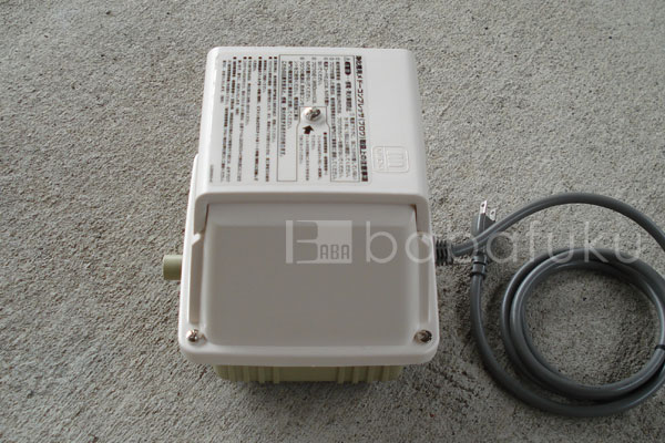 ブロアー 日東工器(クボタ)LA-30C 詳細図