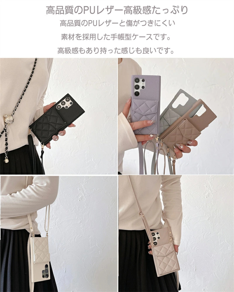 ミラー付き GalaxyA54ケース ショルダ...の詳細画像3