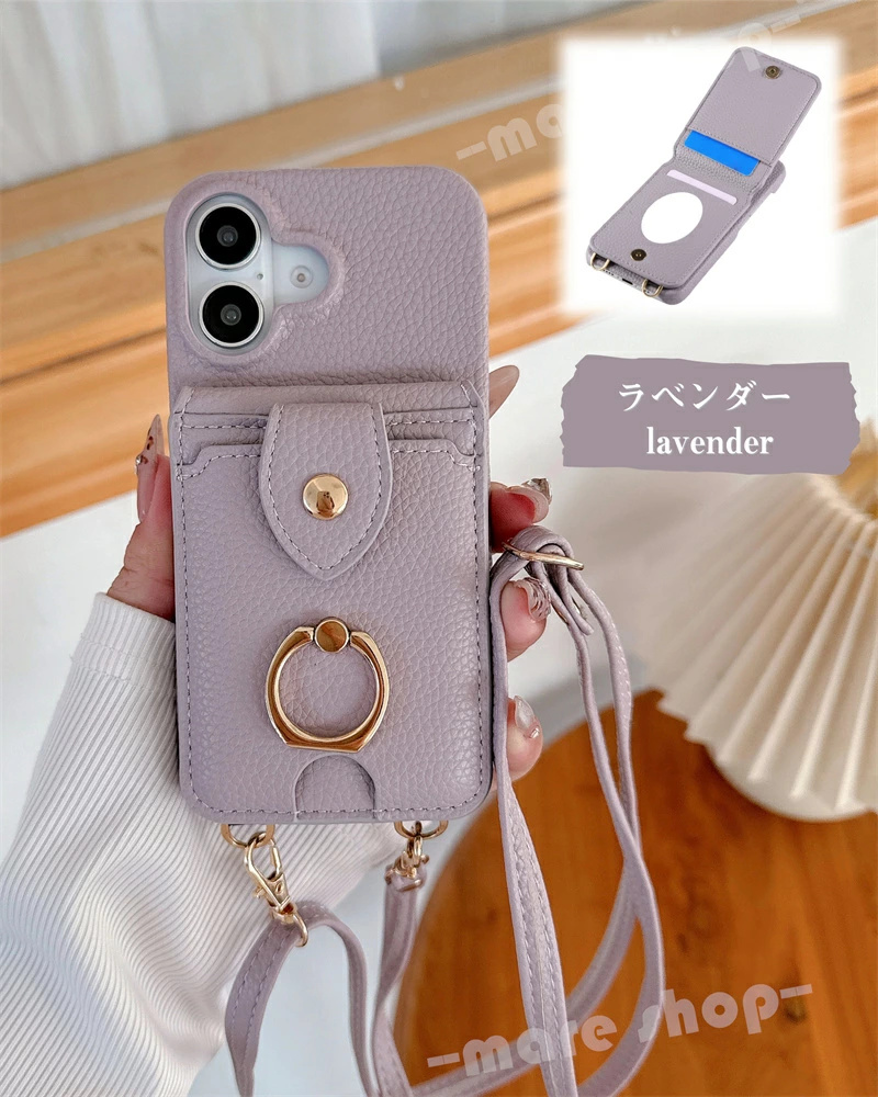 リング「鏡」レース ミラー グーグルピクセル8a ショルダー ケース