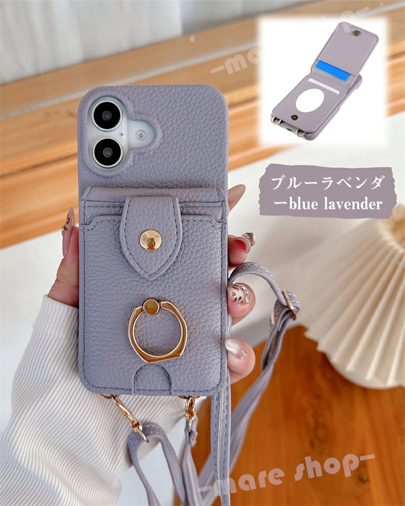 リング「鏡」レース ミラー エクスペリア10VI ショルダー ケース