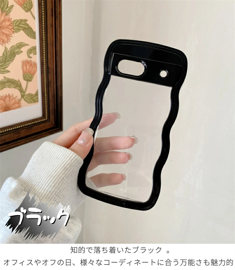 Google Pixel 8A ケース 透明 背面クリア 7A カバー かわいい おしゃれ
