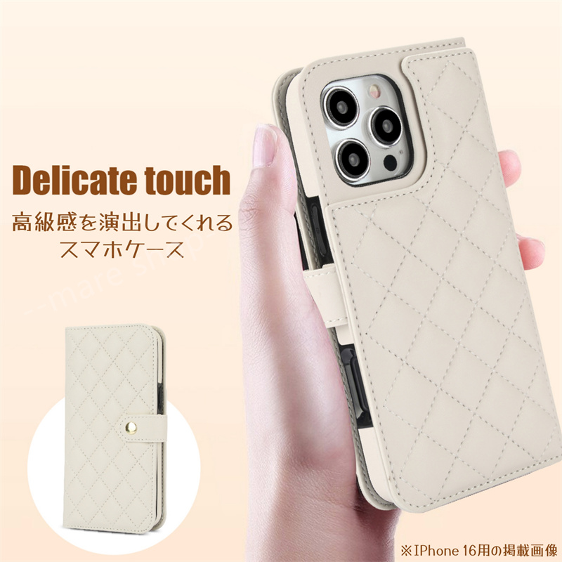 三折り畳み キルティング ショルダー Gala...の詳細画像2