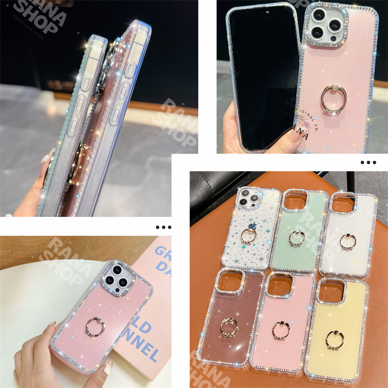 iPhone17ケース リング付き iPhone15 ケース 韓国 キラキラ iPhone14