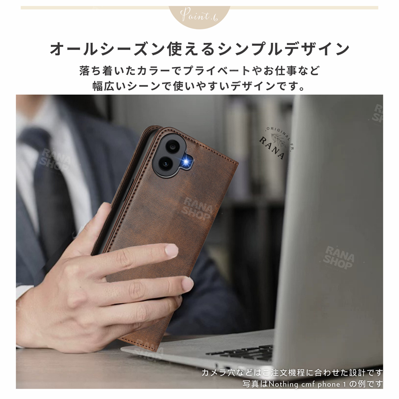 Nothing Phone (2a) ケース 手帳型 (3a) phone proスマホケース カード