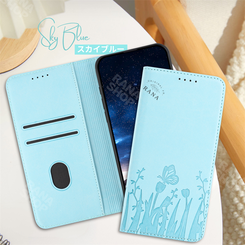 蓋ピタ かんたんスマホ4 スマホケース手帳型 あんしんファミリースマホ