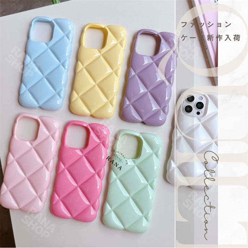 夏 iPhone16 ケース キルティング iphone15 キルティングケース