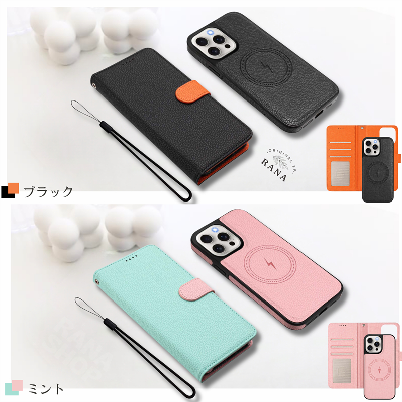 iPhone16e 17e ケース 手帳型 分...の詳細画像2