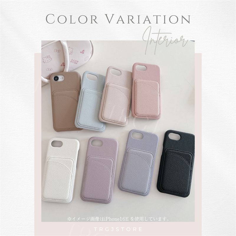 カード入れ iPhone16 e 13 12 11 pro max 背面カバー アイフォン se 第三世代 スマホケース iPhone14 Pro 13mini Pro Se2 カードケース iPhone16 pro max |  | 11