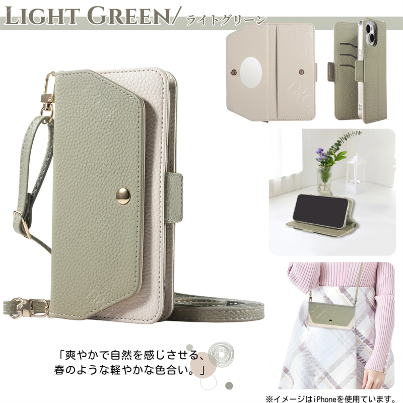 ミラー付き iPhone16 ケース ショルダー 手帳型 小銭入れ iPhone15Pro 15Plus 15Promax iPhone14 ケース ストラップ付き iPhone13mini iPhone13 ケース 可愛い |  | 16
