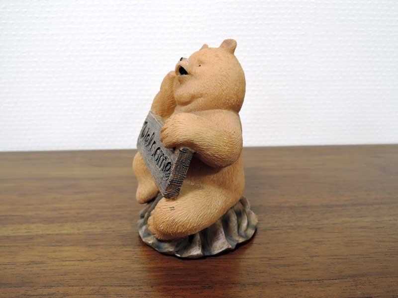 ダッドベア ウェルカム くま 熊 ベア welcome 置物 かわいい