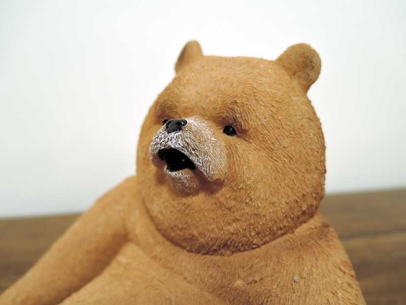 ダッドベア L くま 熊 ベア 置物 かわいい おしゃれ オブジェ 大人