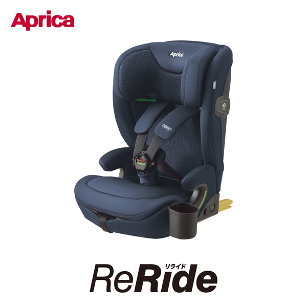 Aprica チャイルドシート ネイビー×ブラック アップリカ 2025年4月発売 リライド AB ブラック(BK)、ネイビー