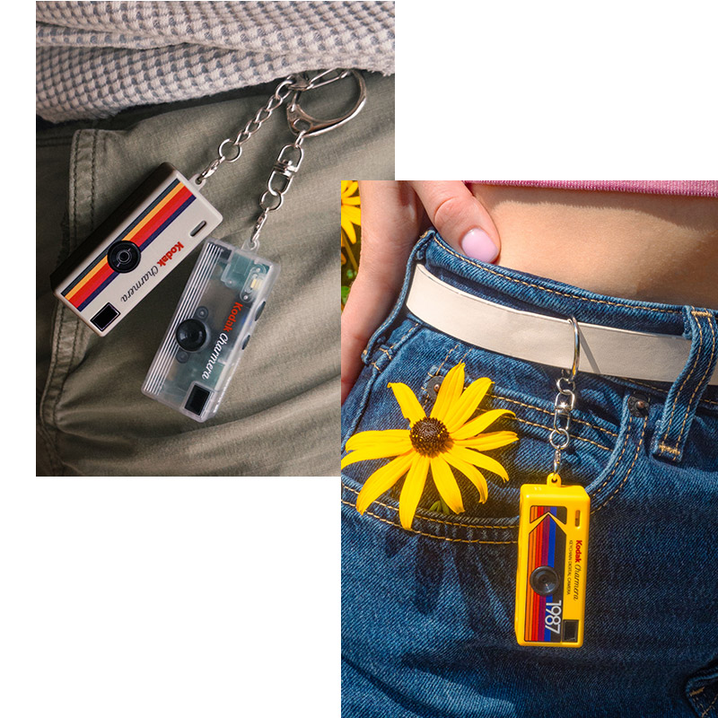 小型デジタルカメラ KODAK Charmera ブラインドボックスコレクション ランダム 単品1個 6種+シークレット1種 トイカメラ コレクション デジタルカメラ