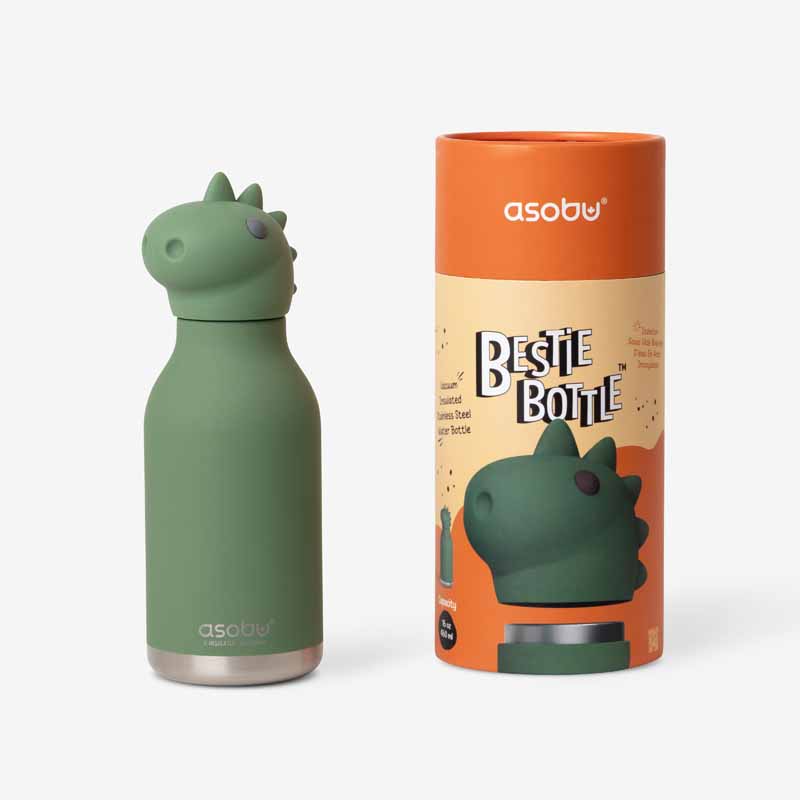 動物キャラクター付き水筒2個セット ベスティ BESTIE ステンレスボトル 460ml asobu 動物 キャラクター