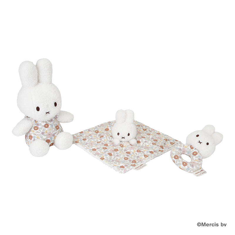 ギフトボックス 3点セット ミッフィー リトルダッチ miffy x Little Dutch ラトル ドゥードゥー ぬいぐるみ オランダ発 出産祝い 誕生日 お祝い