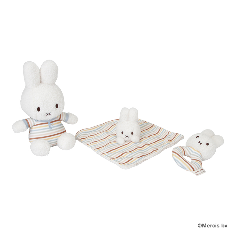 ギフトボックス 3点セット ミッフィー リトルダッチ miffy x Little Dutch ラトル ドゥードゥー ぬいぐるみ オランダ発 出産祝い 誕生日 お祝い