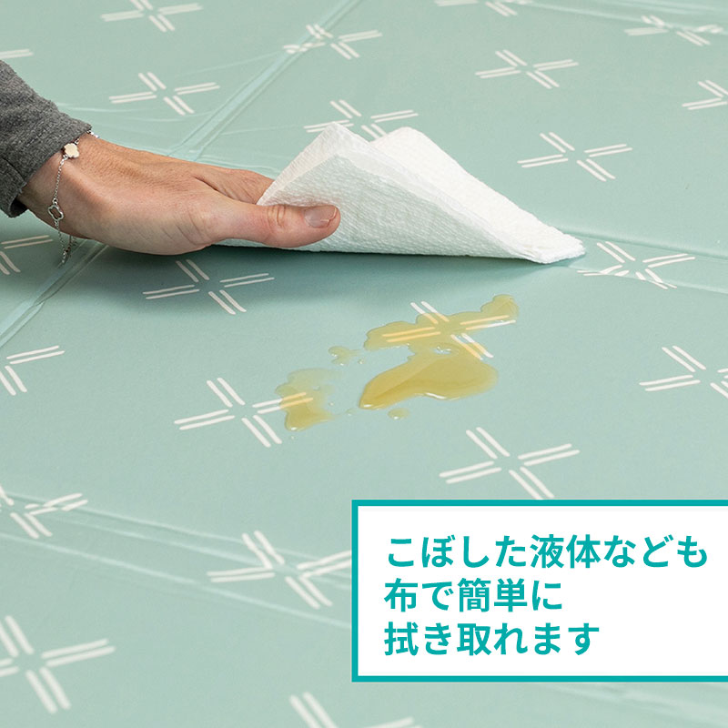 折りたたみ式 プレイマット コンパクト 軽量 147x147cm 持ち運び 安全