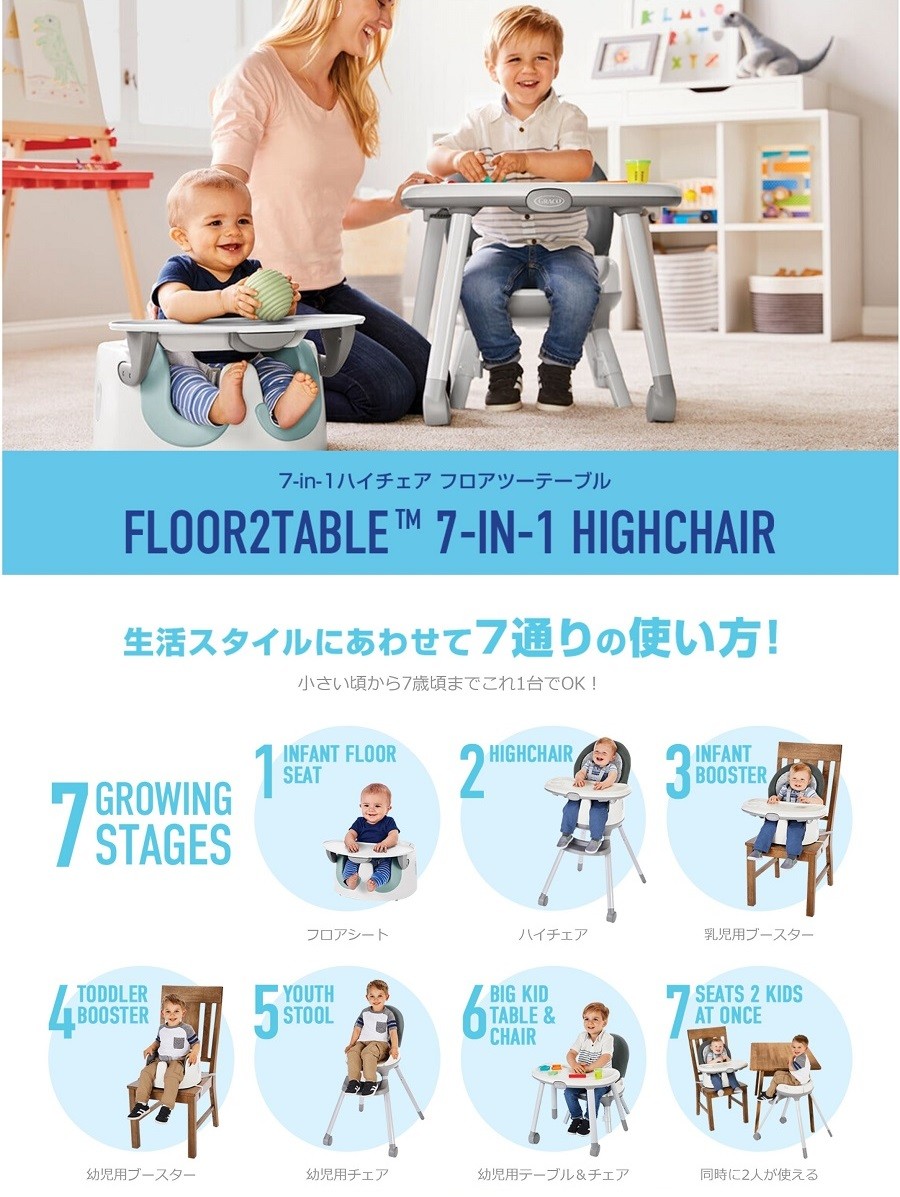GRACO グレコ フロアツーテーブル オスカー(GR) 2090856