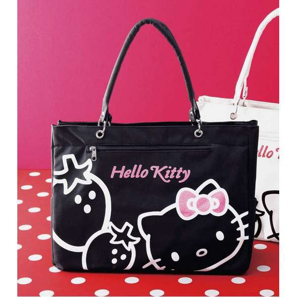 ●Japan Vintage Hello Kittyハローキティカゴバッグいちご ○Japan Vintage Hello Kittyハローキティカゴバッグいちご