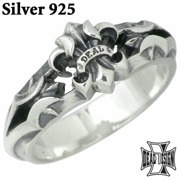 DEAL DESIGN ワンサイドリリーワイド リング 約15〜15.5号の間位 DEAL DESIGN ワンサイドリリーワイド リング 約15〜15.5号の間位