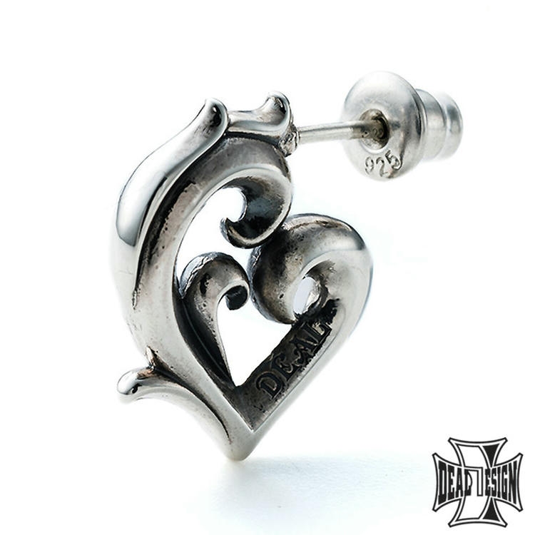 DEAL DESIGN（ディールデザイン） シルバーピアス ブレイズ ハート