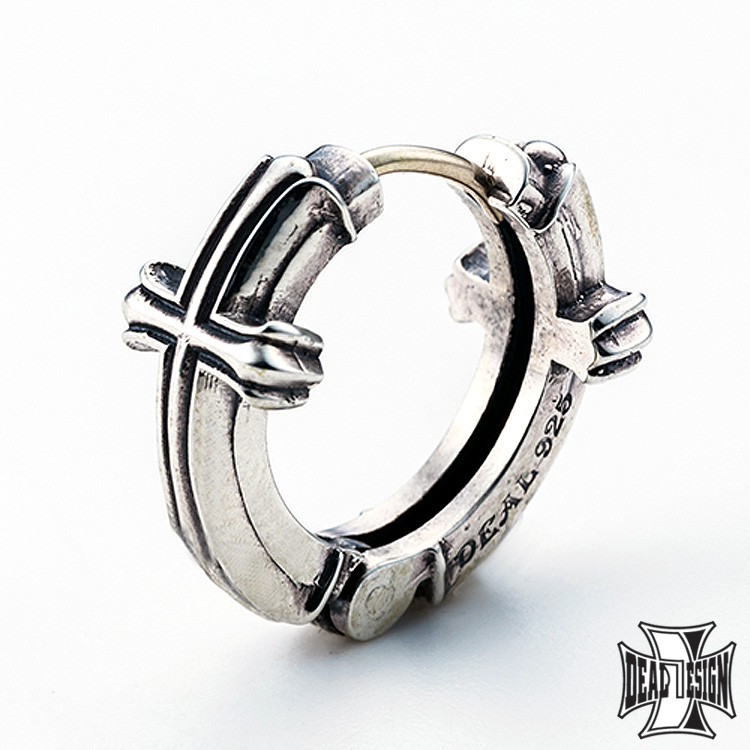 DEAL DESIGN（ディールデザイン） クロス ロック フープ シルバー