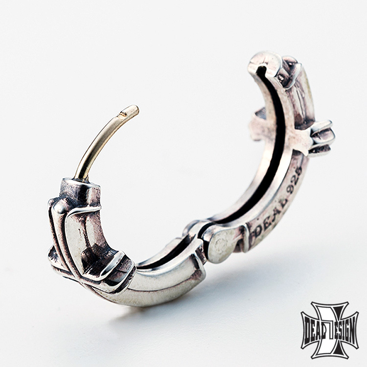 DEAL DESIGN（ディールデザイン） クロス ロック フープ シルバー