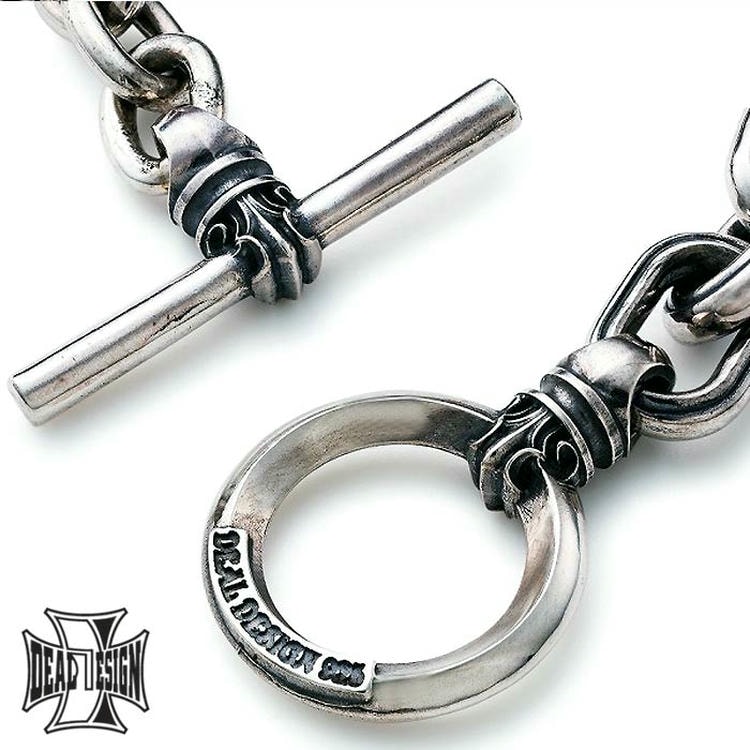 DEAL DESIGN（ディールデザイン） ダブルラインブレス シルバー