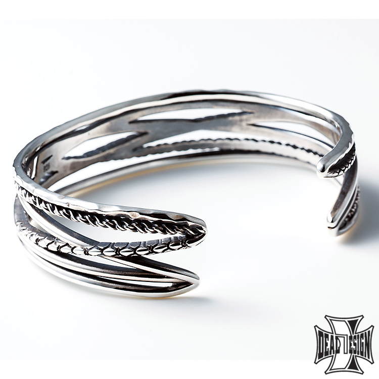 DEAL DESIGN（ディールデザイン） レイジー シルバー バングル Sサイズ