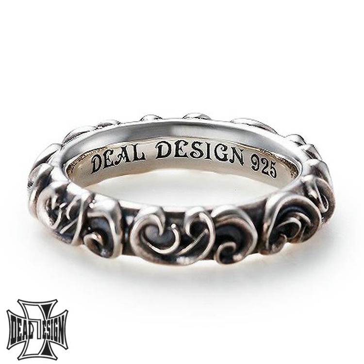 DEAL DESIGN（ディールデザイン） ロイヤルロールリング シルバー