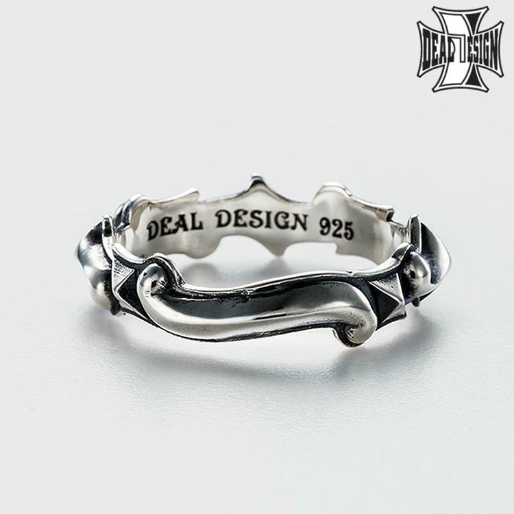 DEAL DESIGN（ディールデザイン） ソリッドエフホールリング シルバー