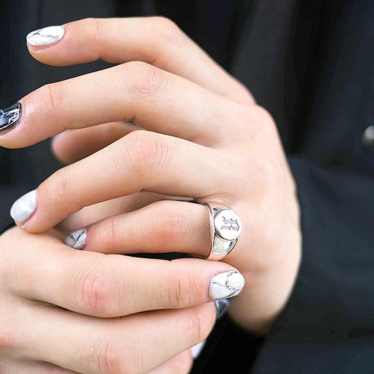 ディールデザイン マルチシグネットリング 17号 ディールデザイン DEAL DESIGN マルチシグネットリング シルバーリング