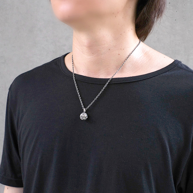 DEAL DESIGN ディールデザイン シルバーマルチチェーンネックレス 396110_6.jpg