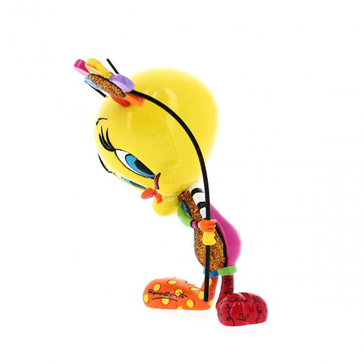 enesco エネスコ Looney Tunes by Britto トゥイーティー ＆ フラワー