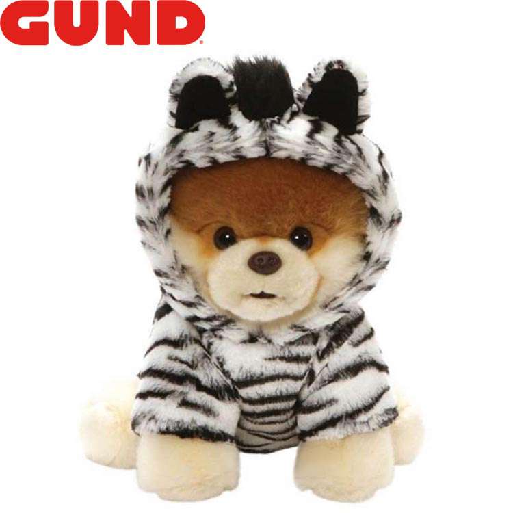GUND（ガンド） ぬいぐるみ ポメラニアン Boo ゼブラ M 子犬 わんわん