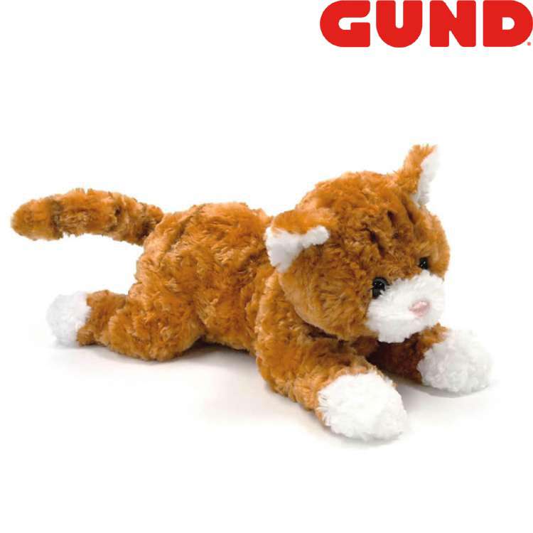 レア　GUND社　おしゃれキャット　ぬいぐるみ　日本製 GUND（ガンド） ぬいぐるみ シエナ タビー オレンジ キャット 猫 ネコ
