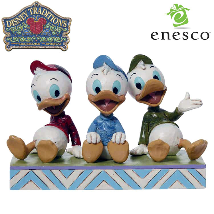 enesco エネスコ Disney Traditions ヒューイ, デューイ＆ルーイ