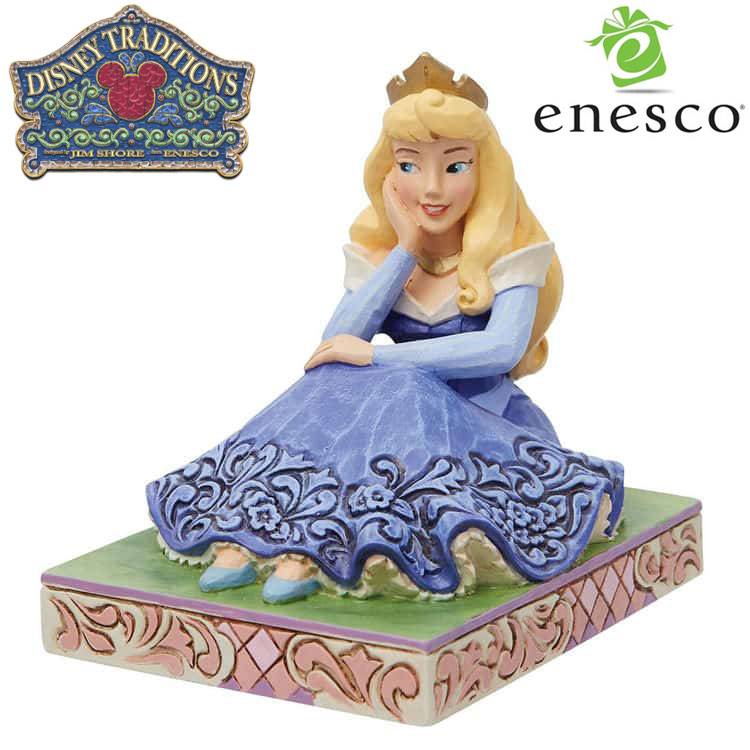 enesco エネスコ Disney Traditions オーロラ姫 シッティングポーズ ディズニー フィギュア コレクション ブランド ギフト  クリスマス 贈り物 プレゼントに最適