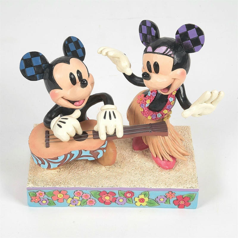 ディズニー LENOX ミッキーミニー Fun In The Sun フィギュア ミッキー＆フレンズ ミッキー＆ミニー ハワイ ミッキーマウス ミニー