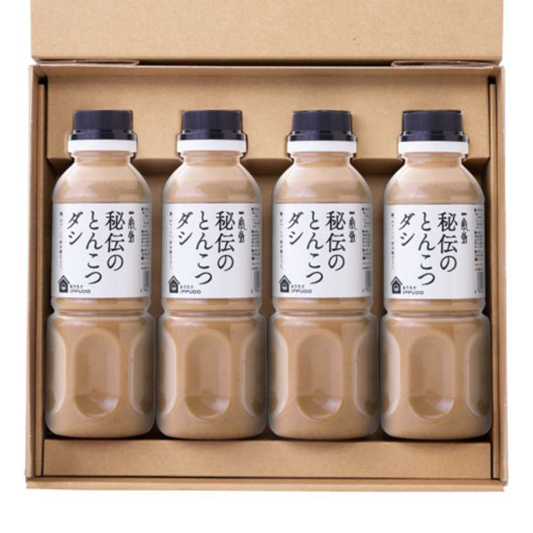 一風堂（IPPUDO） 29日までポイント5倍 秘伝のとんこつダシ4本セット