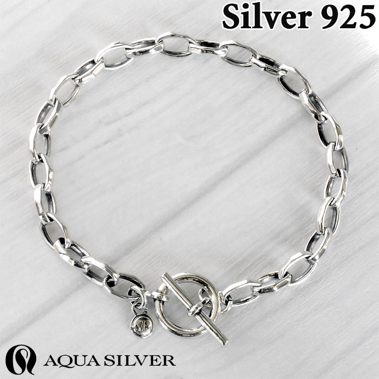 AQUA SILVER（アクアシルバー） ゆらぎ シルバー ブレスレット Medium